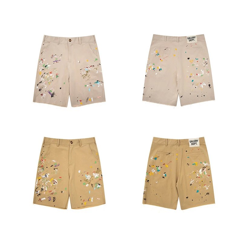Gallery Dept Paint Splatter Shorts Multicolor - Gallery Dept - Cnfans - $28.71