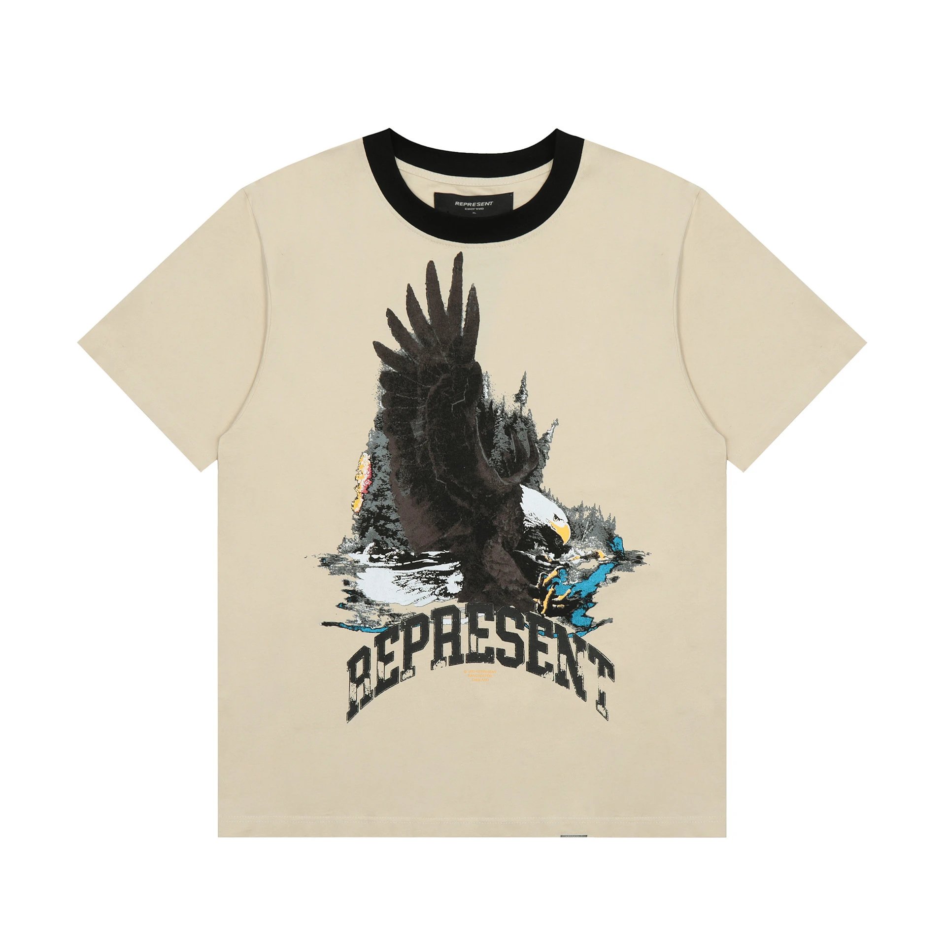 REPRESENT Eagle Graphic Tee Multicolor - Gallery Image 3 - Detailed View