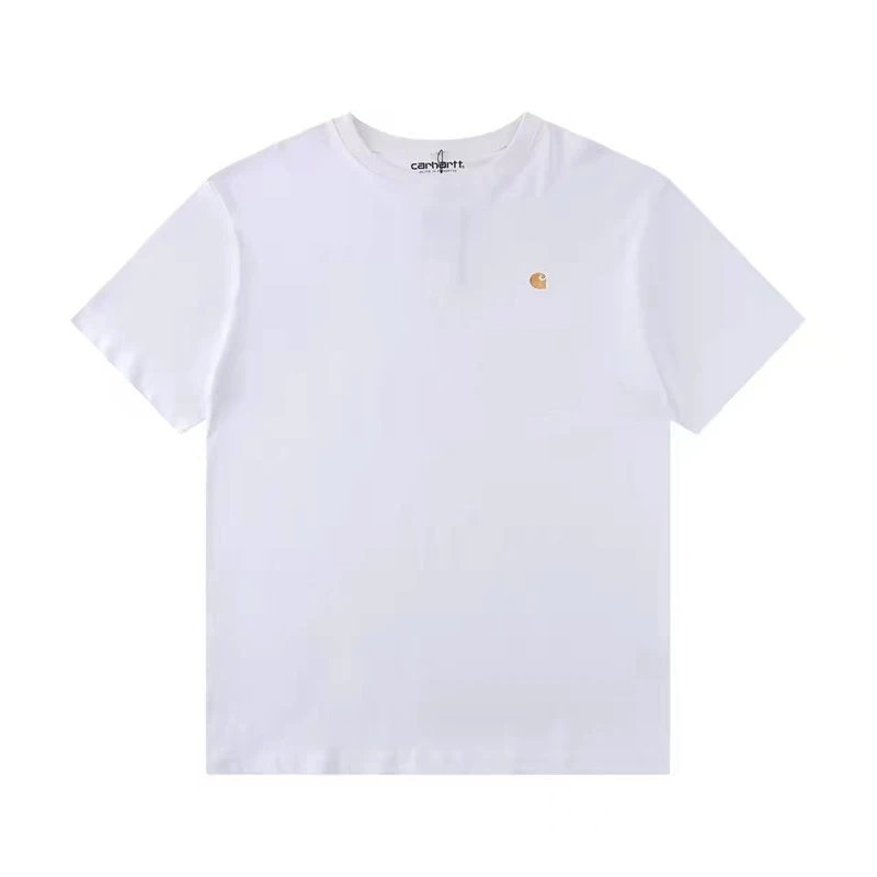 Casual Cotton Short Sleeve Tee Unisex Midnight Navy - Gallery Image 7 - Detailed View