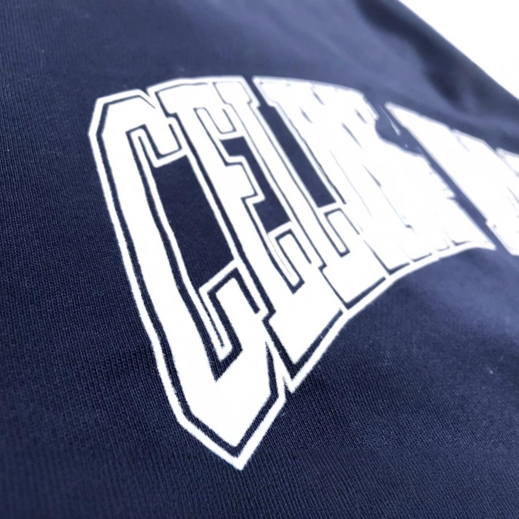 CEL Print Fashion Pullover Sweatshirt Blue - Gallery Image 4 - Detailed View