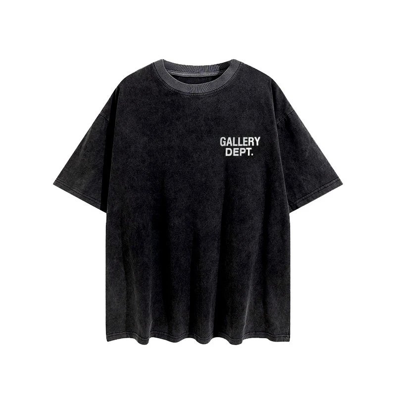 Gallery Dept Black Washed T-Shirt - Gallery Image 2 - Detailed View