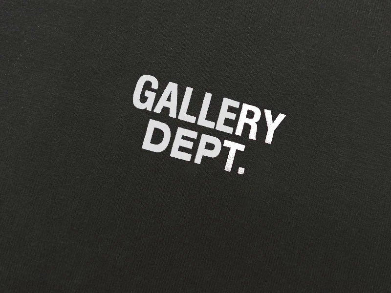 Gallery Dept Black Washed T-Shirt - Gallery Image 6 - Detailed View