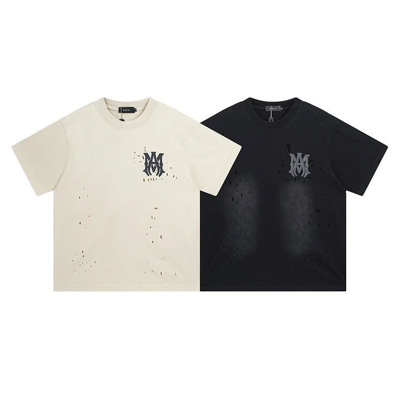 AMIRI Distressed Dye T-Shirt Multi - High Quality Product Image - Cnfans