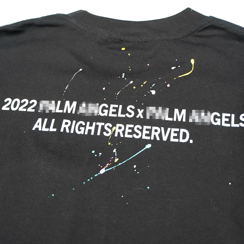 Street Style Palm Tree Tee Ink Black - Gallery Image 8 - Detailed View