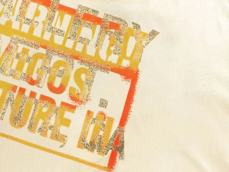 Gallery Dept Vintage Gold Skull Tee - Gallery Image 9 - Detailed View