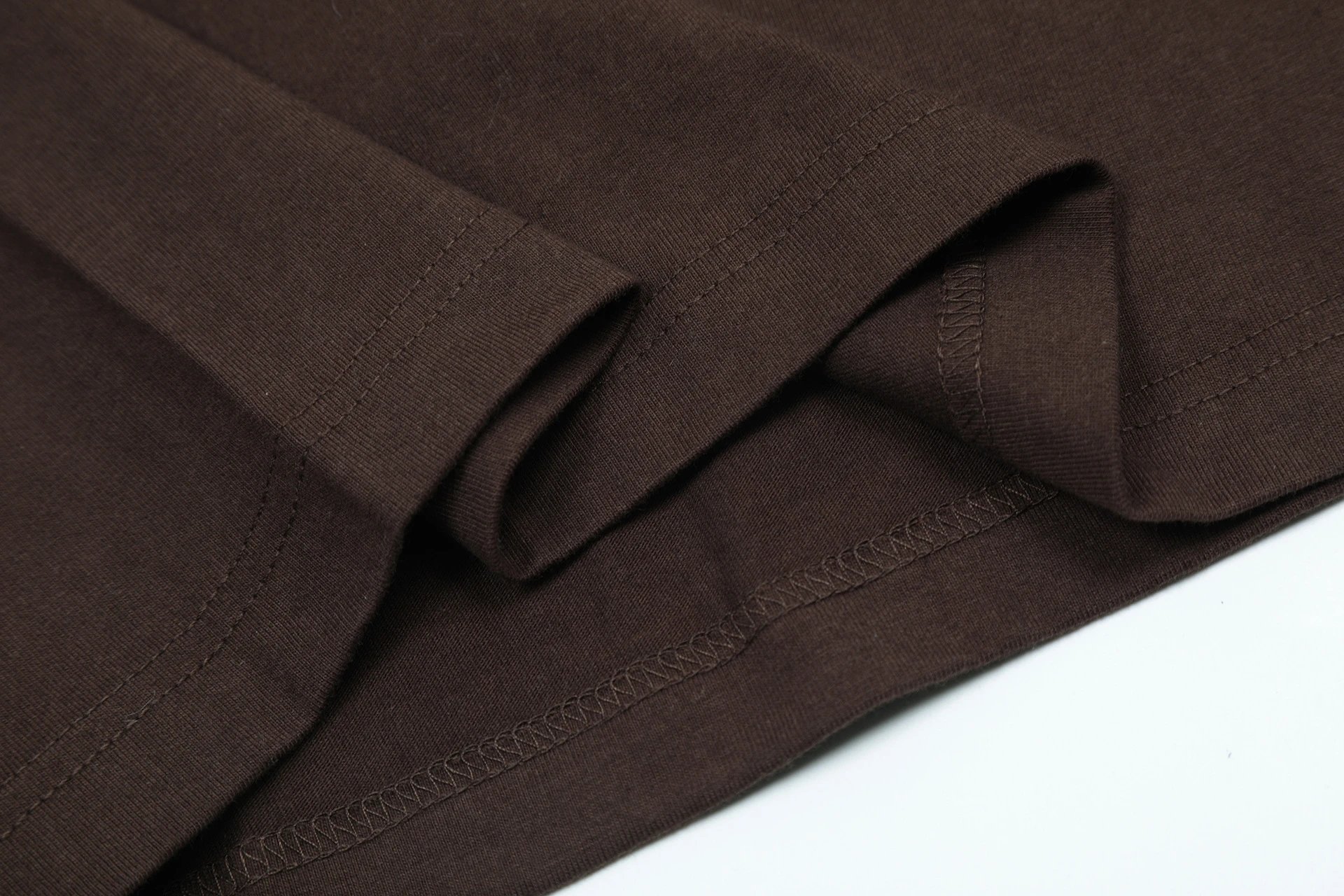 Street Graphic Cotton Tee Mocha Brown - Gallery Image 13 - Detailed View