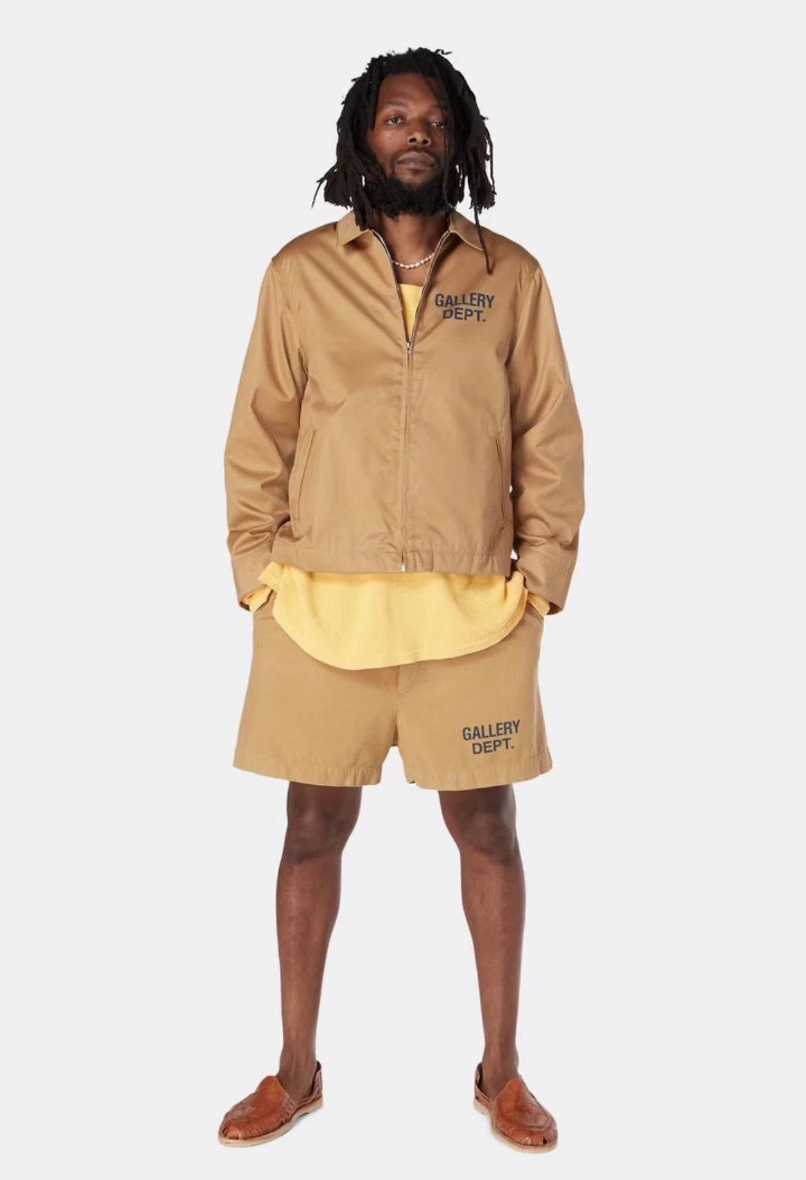 Gallery Dept Beige Unisex Shorts - Gallery Image 13 - Detailed View