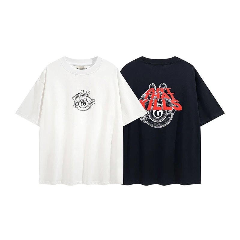 Gallery Dept Skull Print Tee Multi - Gallery Dept - Cnfans - $22.40