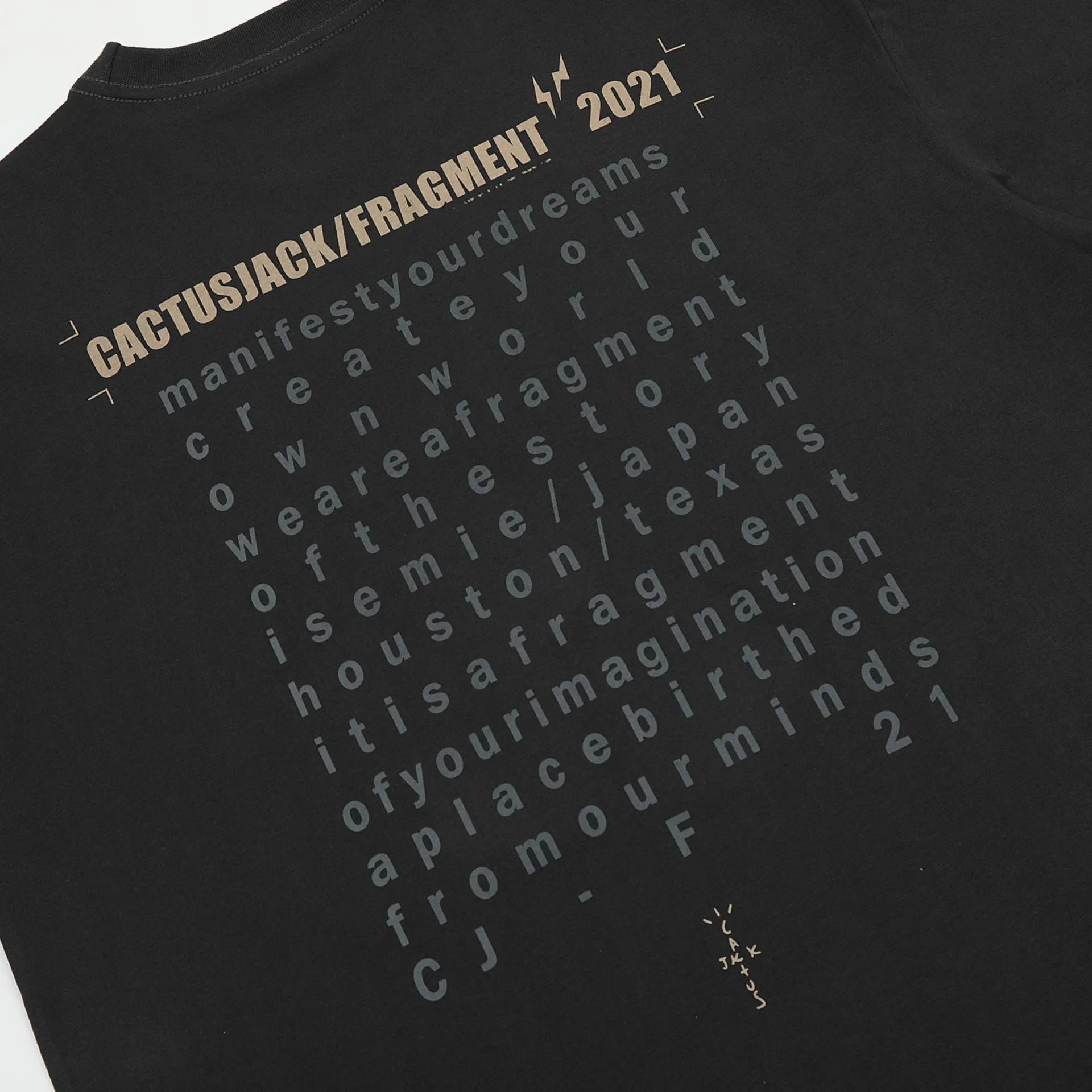 Street Eagle Graphic Cotton Tee Midnight Black - Gallery Image 9 - Detailed View