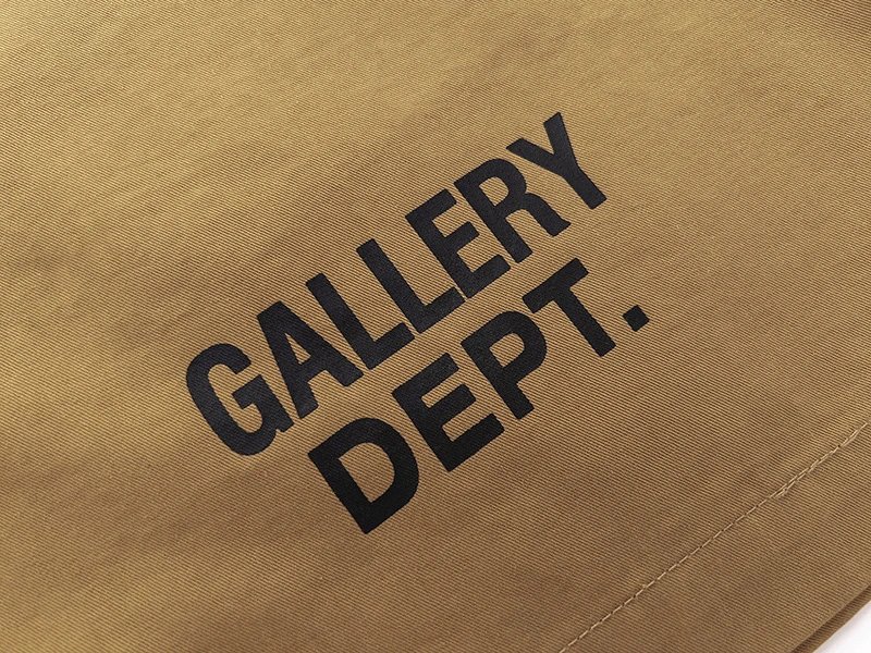 Gallery Dept Beige Unisex Shorts - Gallery Image 6 - Detailed View