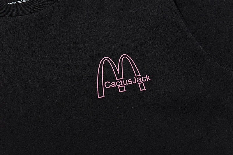 Streetwear Graphic Cotton T-Shirt Unisex Retro Black White - Gallery Image 9 - Detailed View