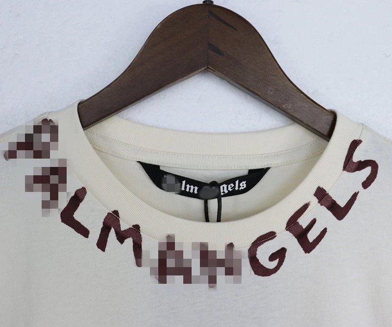 Streetwear Cotton Logo Crewneck T-Shirt Ivory - Gallery Image 4 - Detailed View