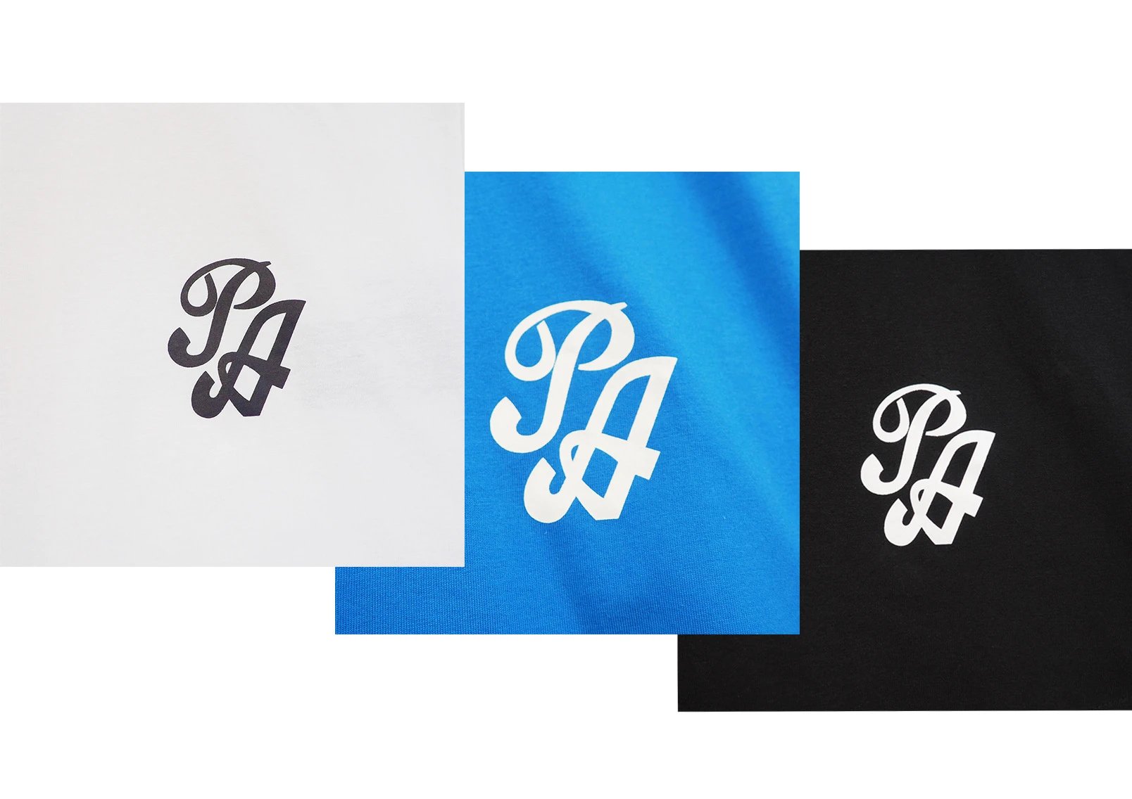 Streetwear Oversized Drop Shoulder Tee Azure Blue - Gallery Image 12 - Detailed View