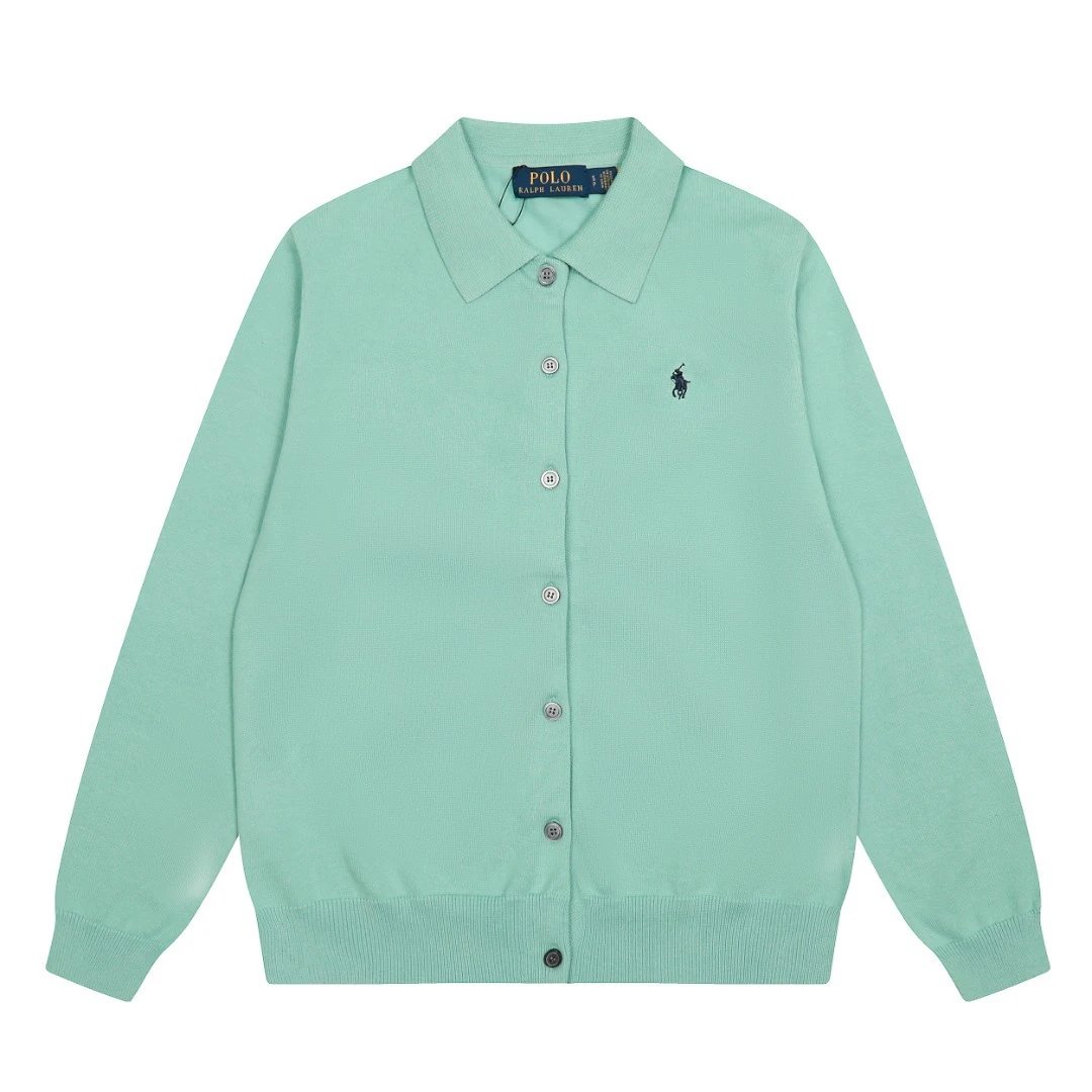 Classic Knit Cardigan Long Sleeve, Seafoam - Ralph Lauren - Cnfans - $36.13