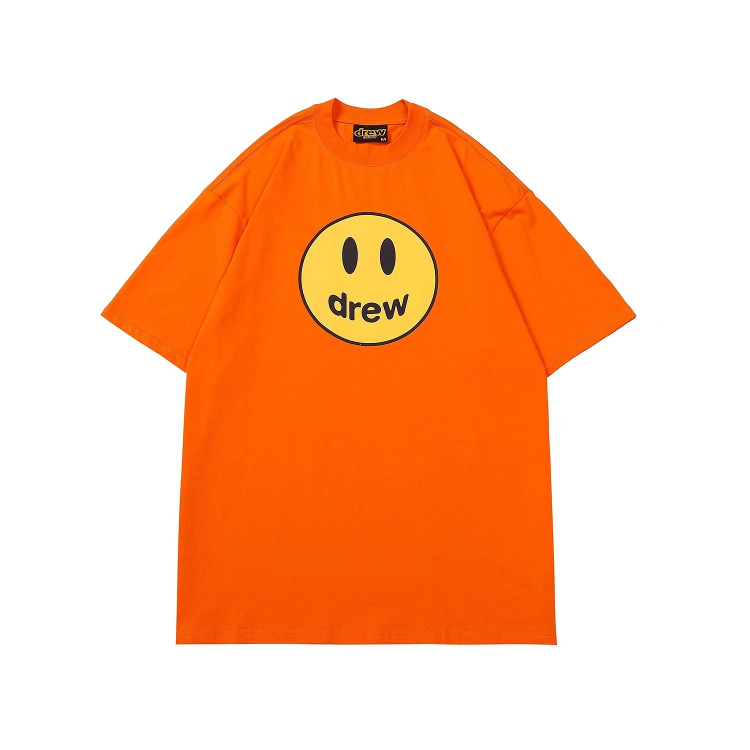 Streetwear Loose Graphic Tee Amber Orange - Related Product - Cnfans