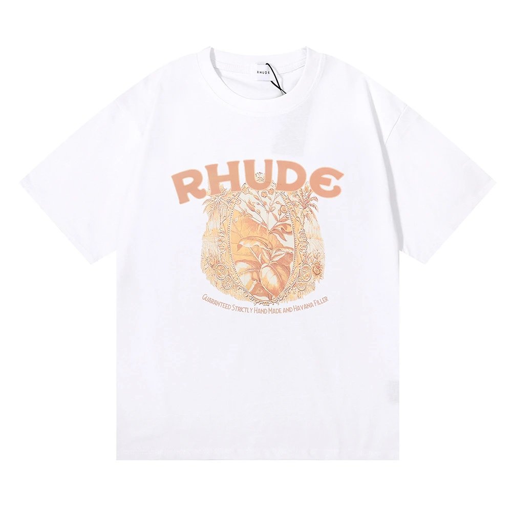 Rhude Wheat Print T-Shirt Multi-color - Gallery Image 4 - Detailed View