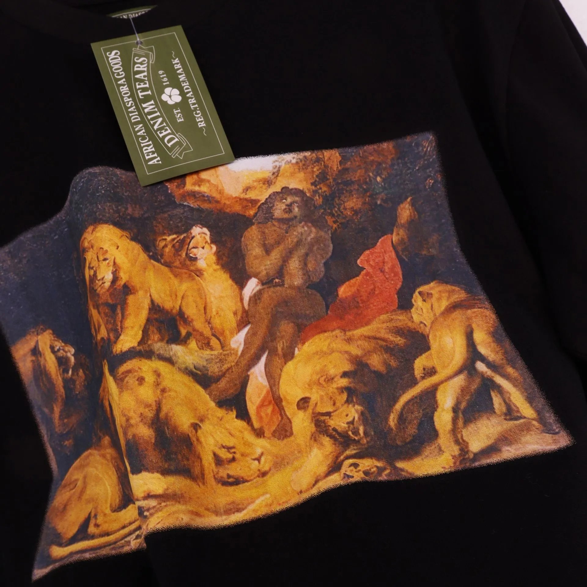 Denim Tears Vintage Art Tee Multi - Gallery Image 4 - Detailed View