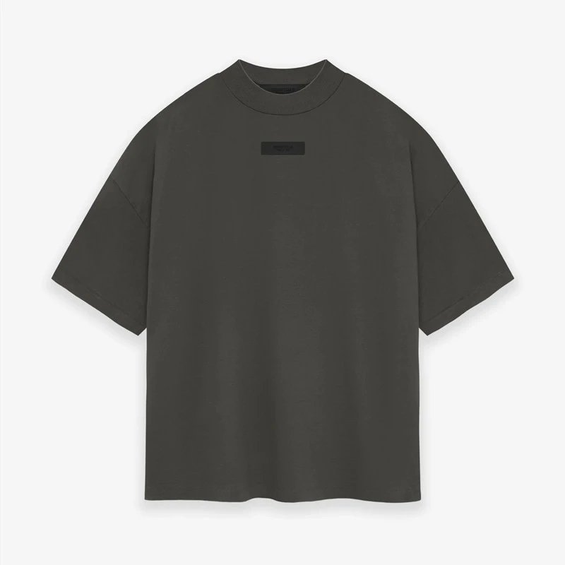 High Street Cotton Tee in Slate - Gallery Image 3 - Detailed View