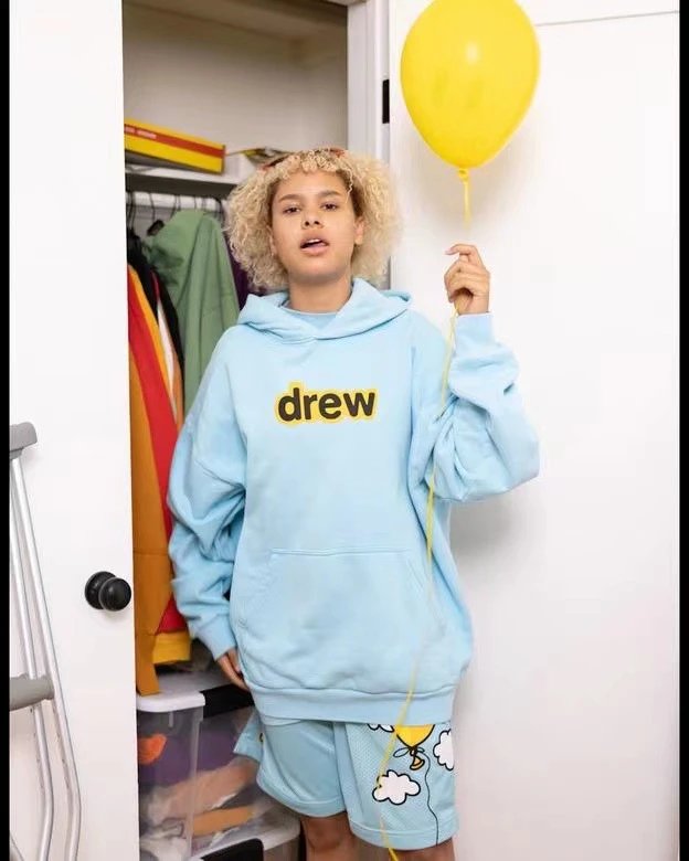 Unisex Fleece Hoodie Retro Smile Ivory White - Gallery Image 14 - Detailed View