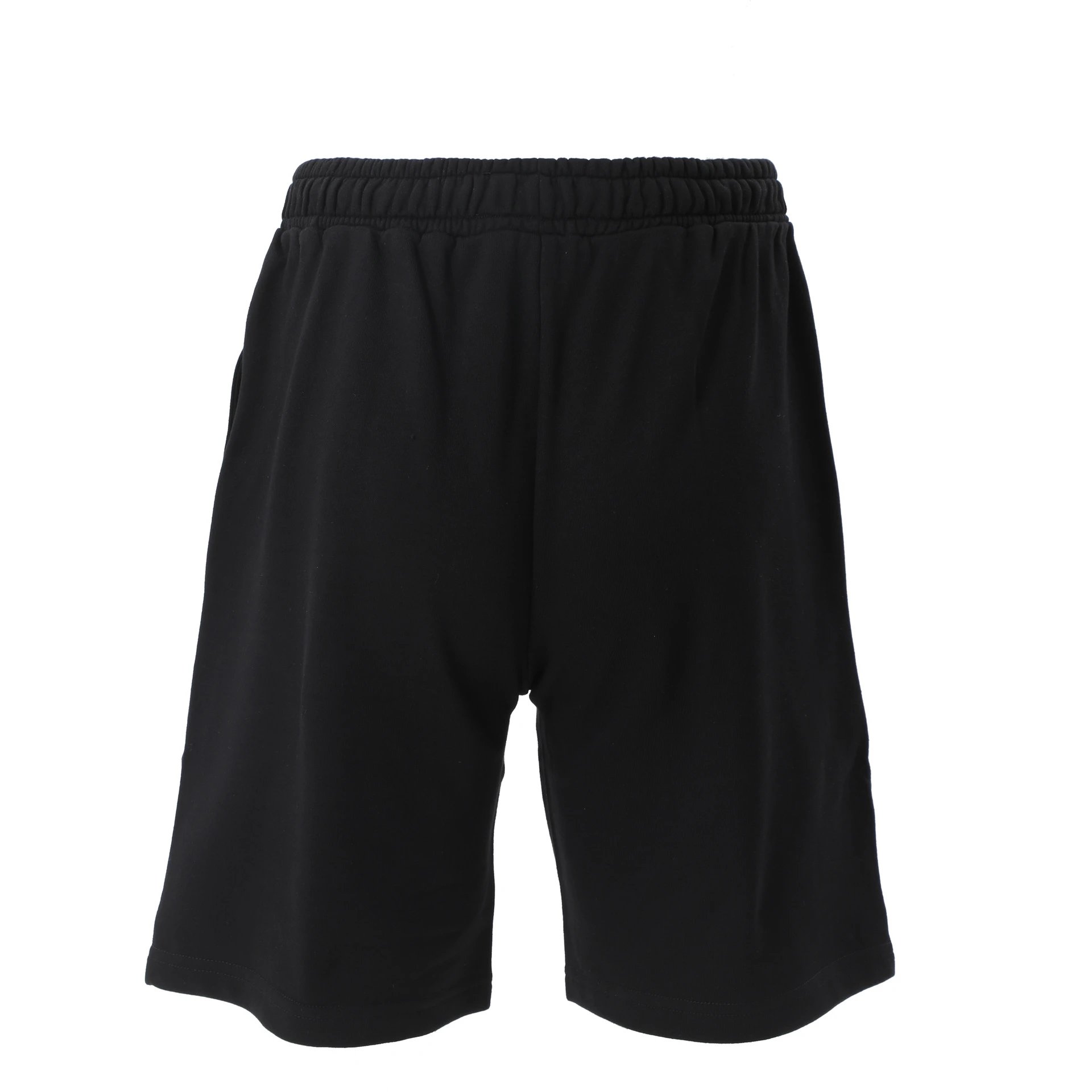 Palm Angels Chalk Lettering Shorts Black - Gallery Image 3 - Detailed View
