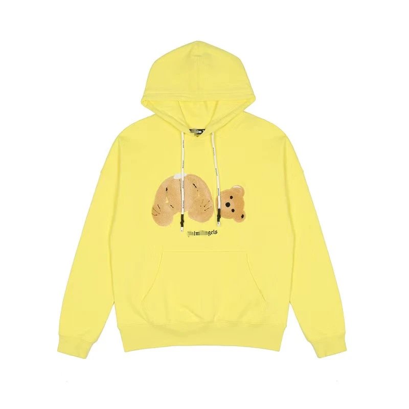 Palm Angels Bear Hoodie Yellow - Palm Angels - Cnfans - $39.35