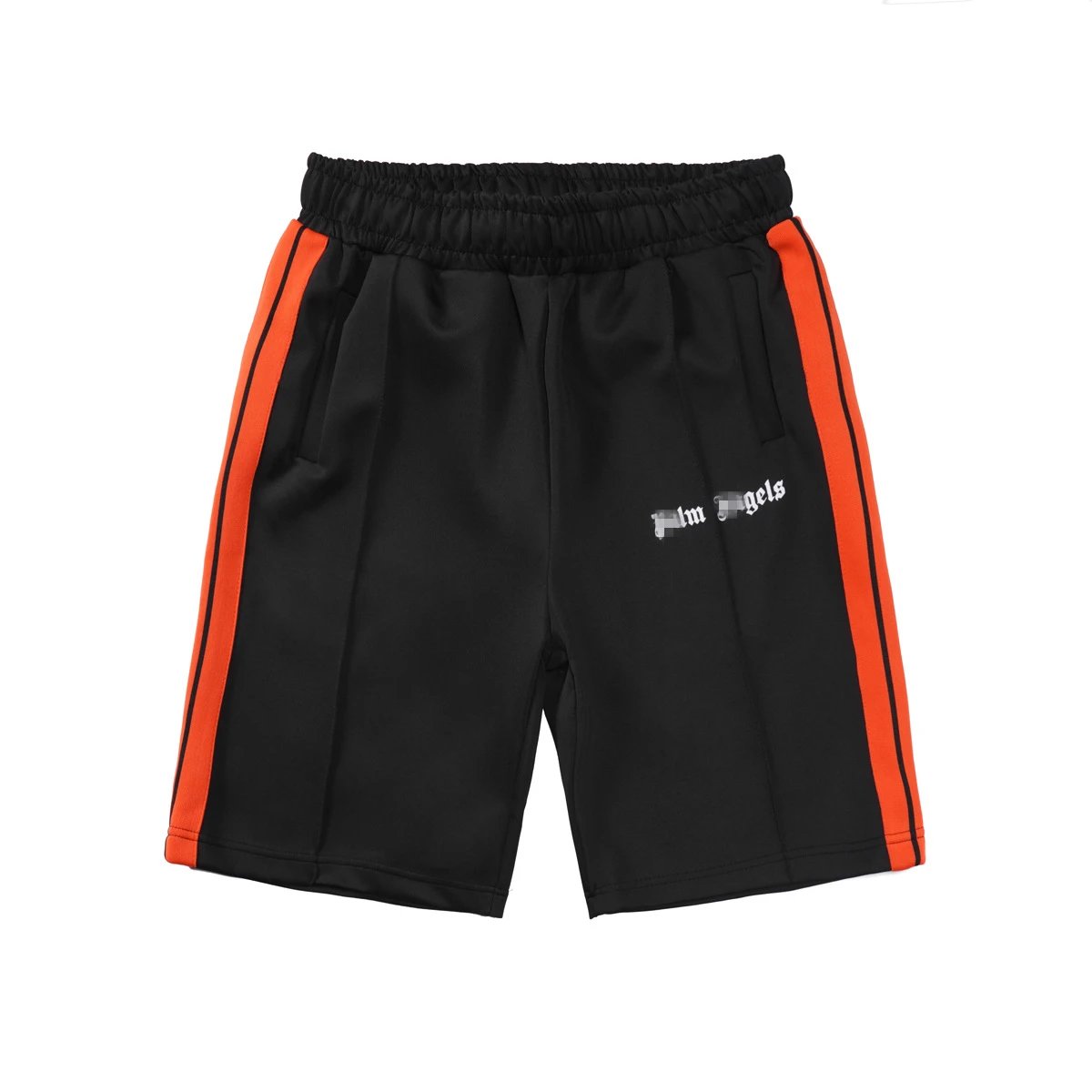 Street Style Colorblock Stripe Shorts Black Ember - Palm Angels - Cnfans - $23.23