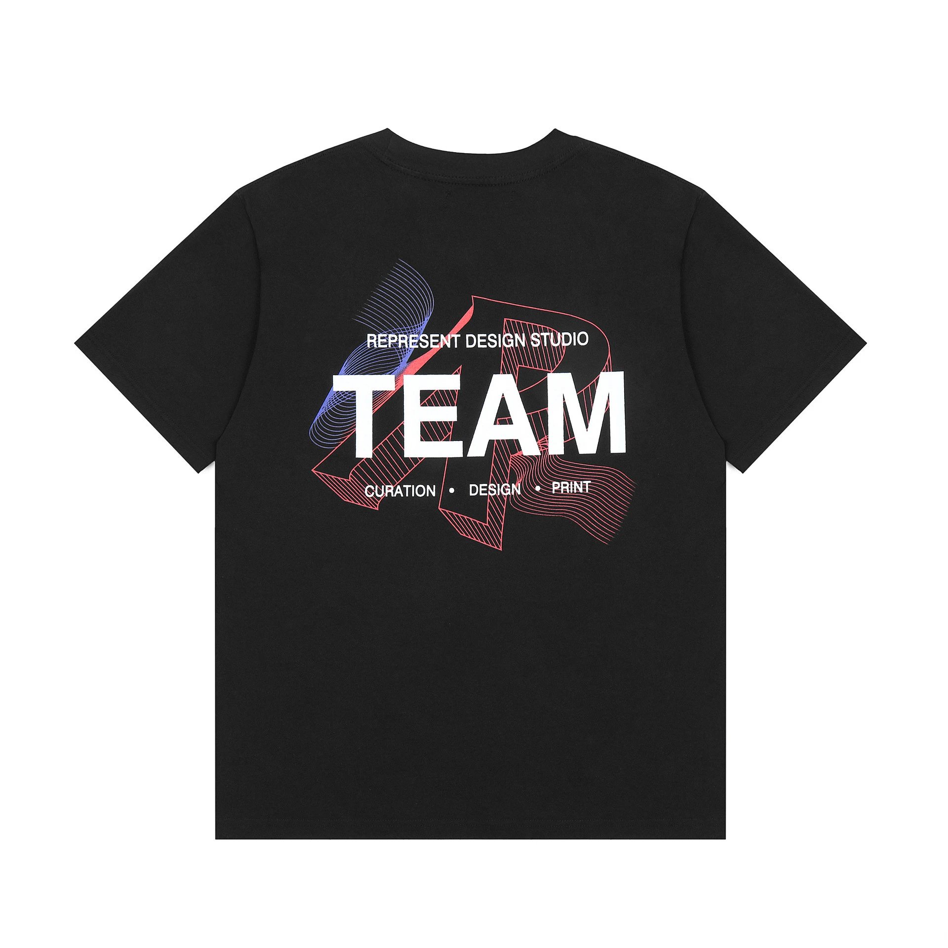 Represent Graphic Tee Black - Gallery Image 4 - Detailed View