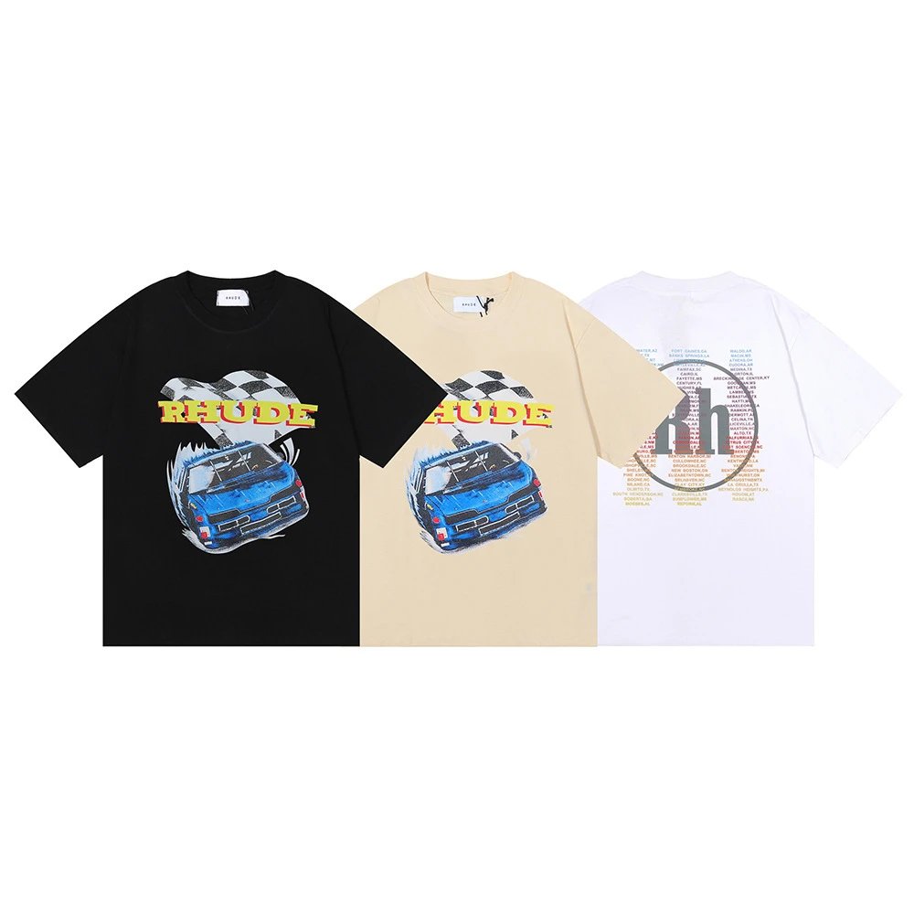 Rhude Racing T-Shirt MultiColor - Gallery Image 8 - Detailed View