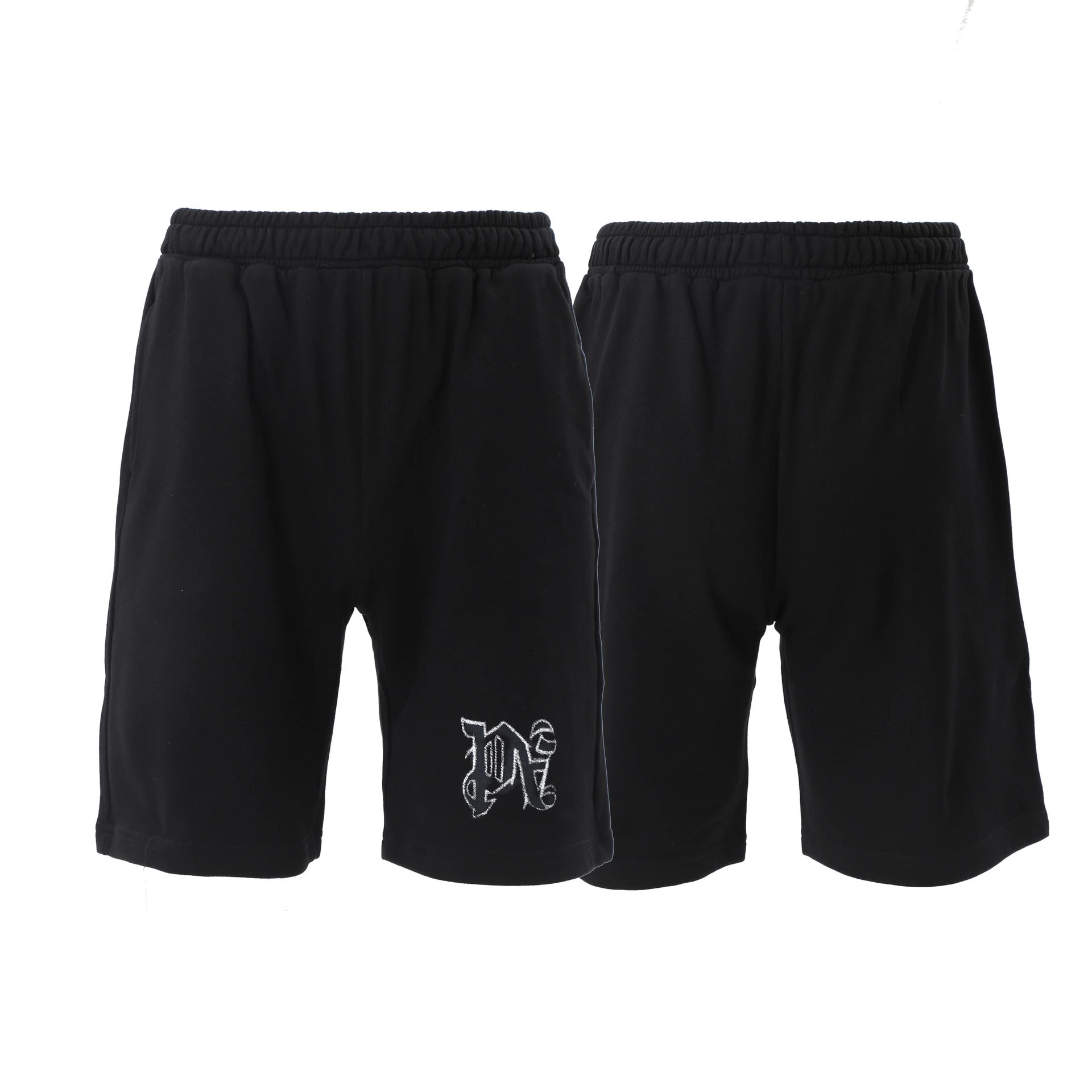 Palm Angels Chalk Lettering Shorts Black - Palm Angels - Cnfans - $27.10