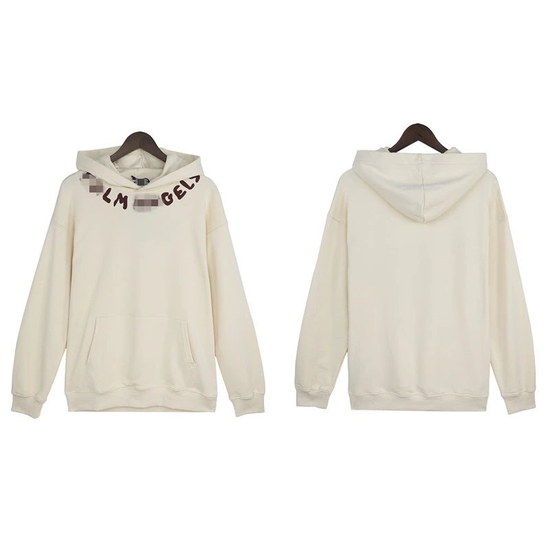 Street Style Cotton Blend Hoodie Unisex Onyx - Gallery Image 3 - Detailed View