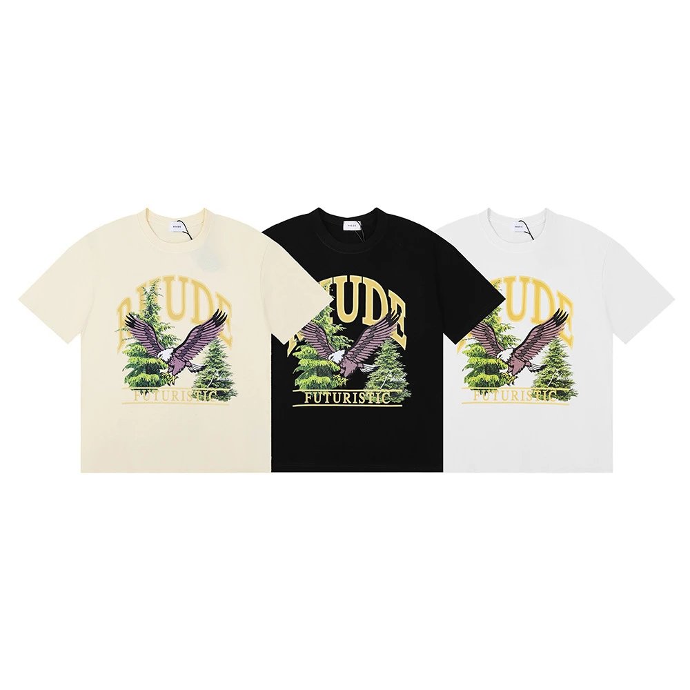 Rhude Eagle Graphic Tee Multi - High Quality Product Image - Cnfans