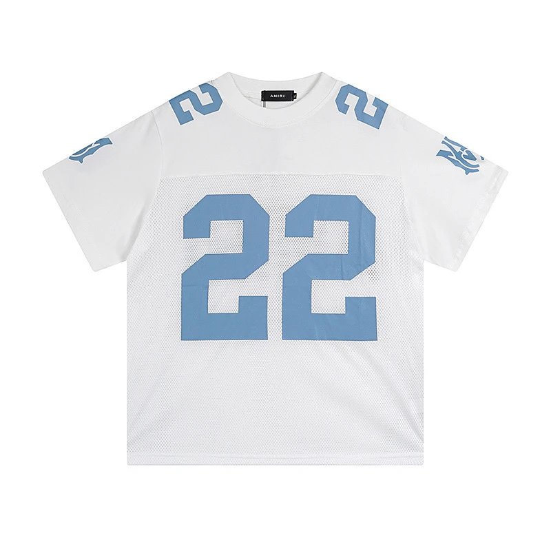 AMIRI Mesh Jersey T-Shirt Multicolor - Gallery Image 2 - Detailed View