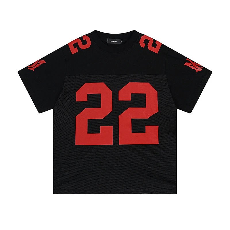 AMIRI Mesh Jersey T-Shirt Multicolor - Gallery Image 4 - Detailed View