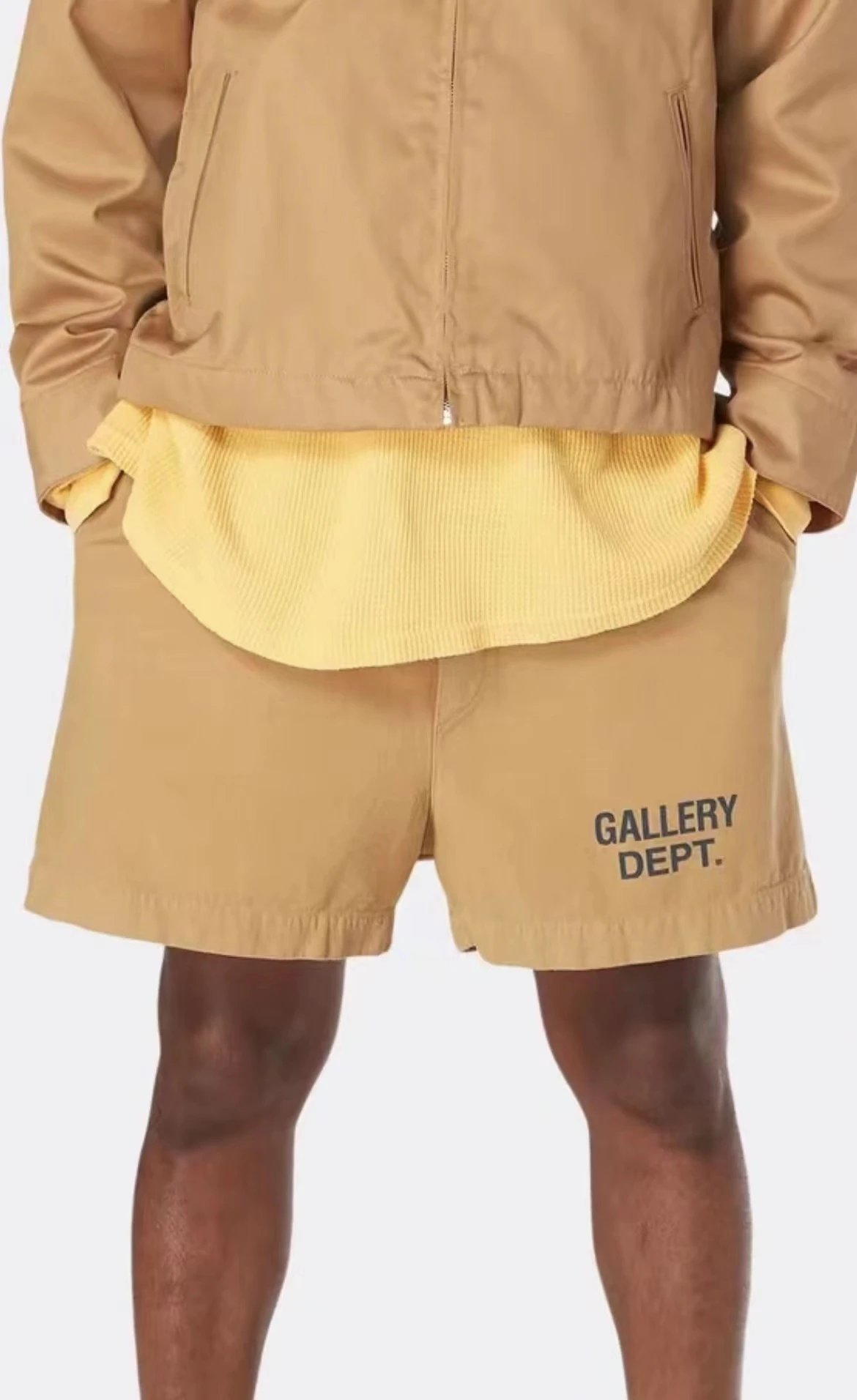 Gallery Dept Beige Unisex Shorts - Gallery Image 11 - Detailed View