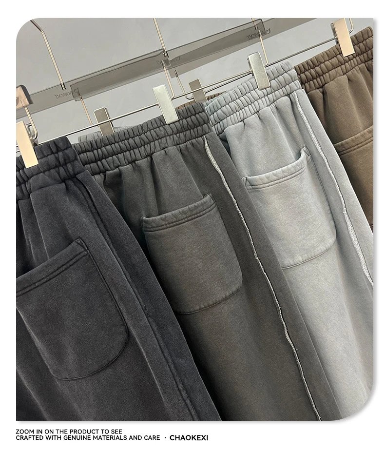 Casual Cotton Terry Pullover Sweatshirt Unisex - Pine - Gallery Image 12 - Detailed View