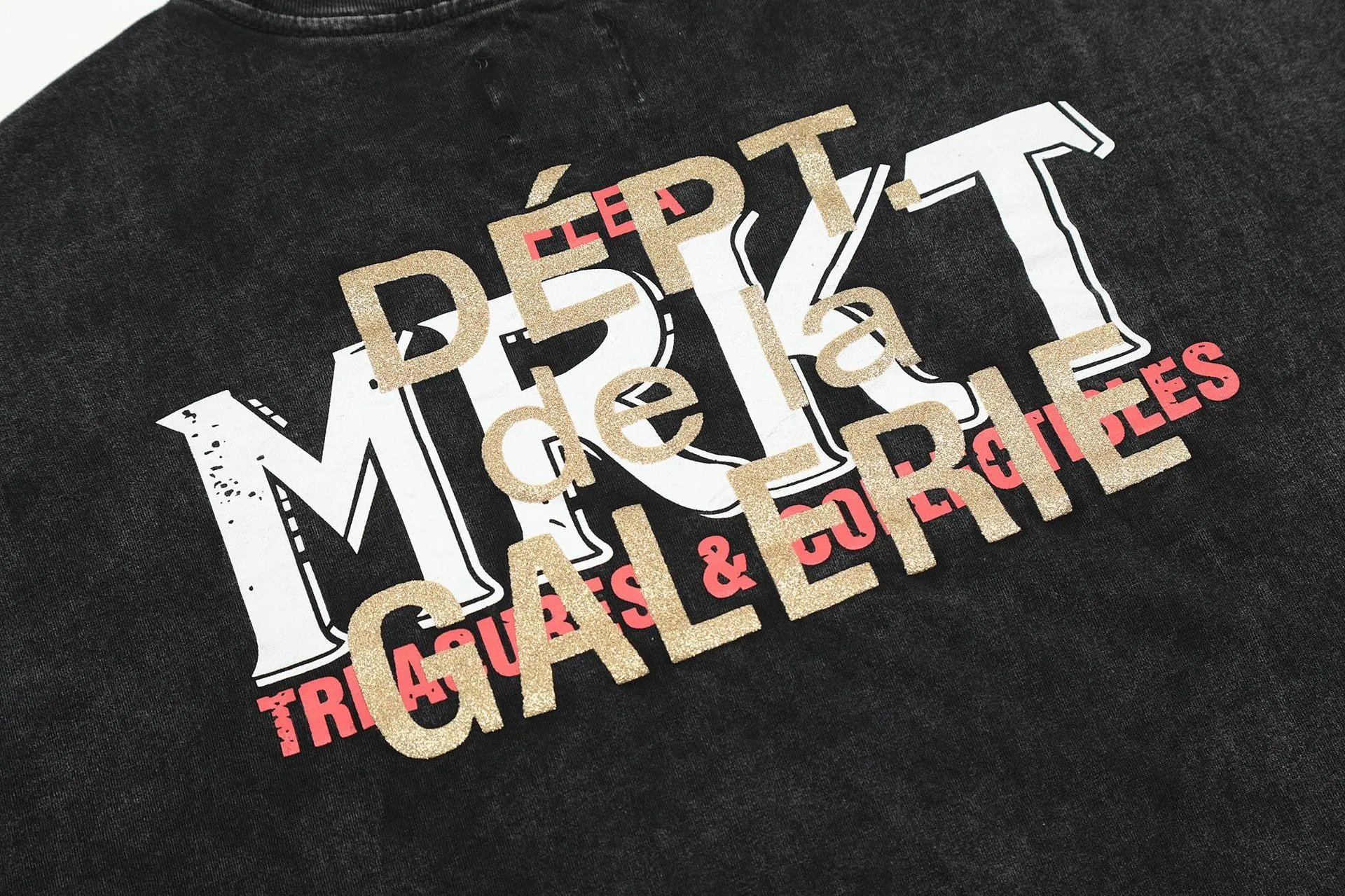 Gallery Dept Vintage Black Tee - Gallery Image 5 - Detailed View