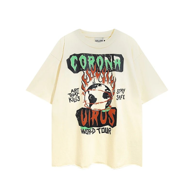 Gallery Dept Fire Letter Tee Multicolor - Gallery Image 4 - Detailed View