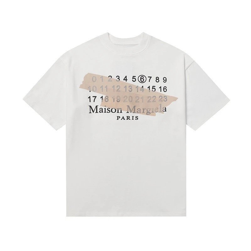 Maison Margiela Logo Tee Multicolor - Gallery Image 11 - Detailed View