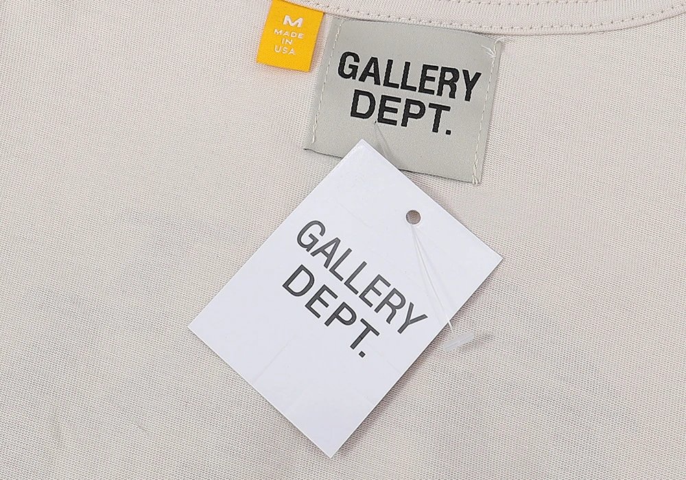 Gallery Dept Abstract Print T-Shirt Black - Gallery Image 12 - Detailed View