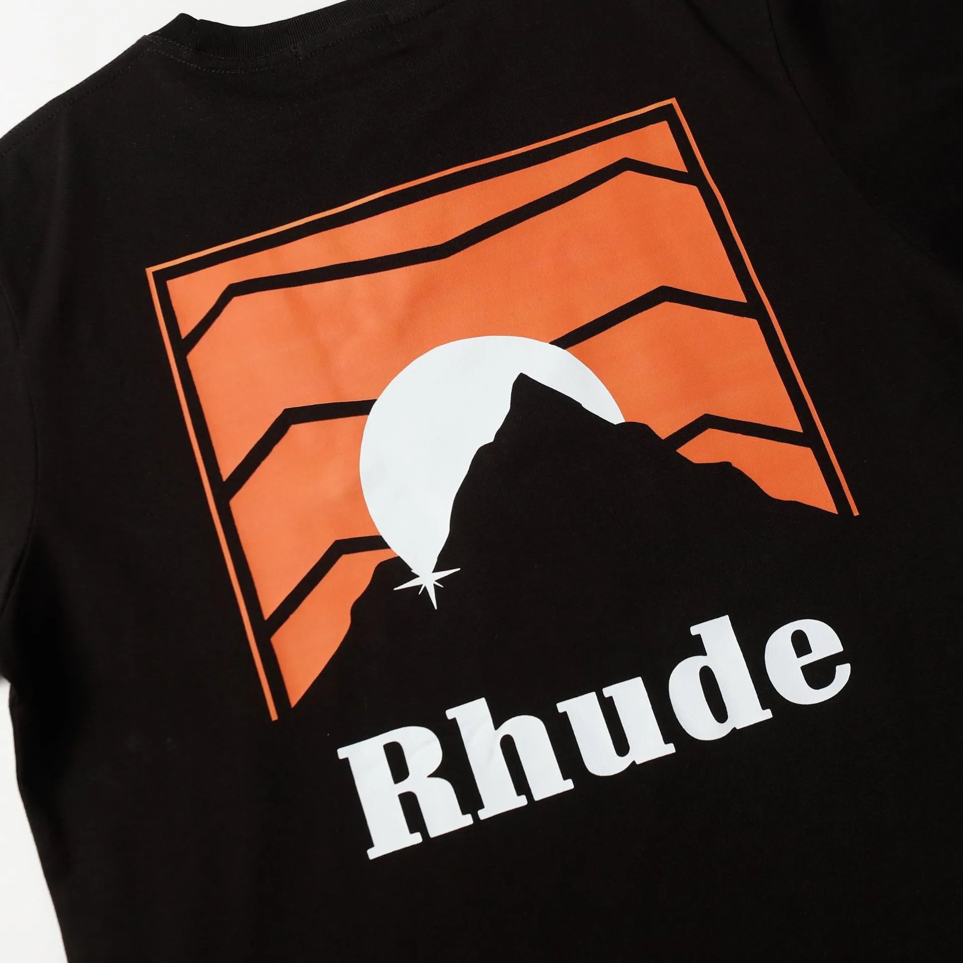 Rhude Sunset Mountain Tee Multi - Gallery Image 11 - Detailed View