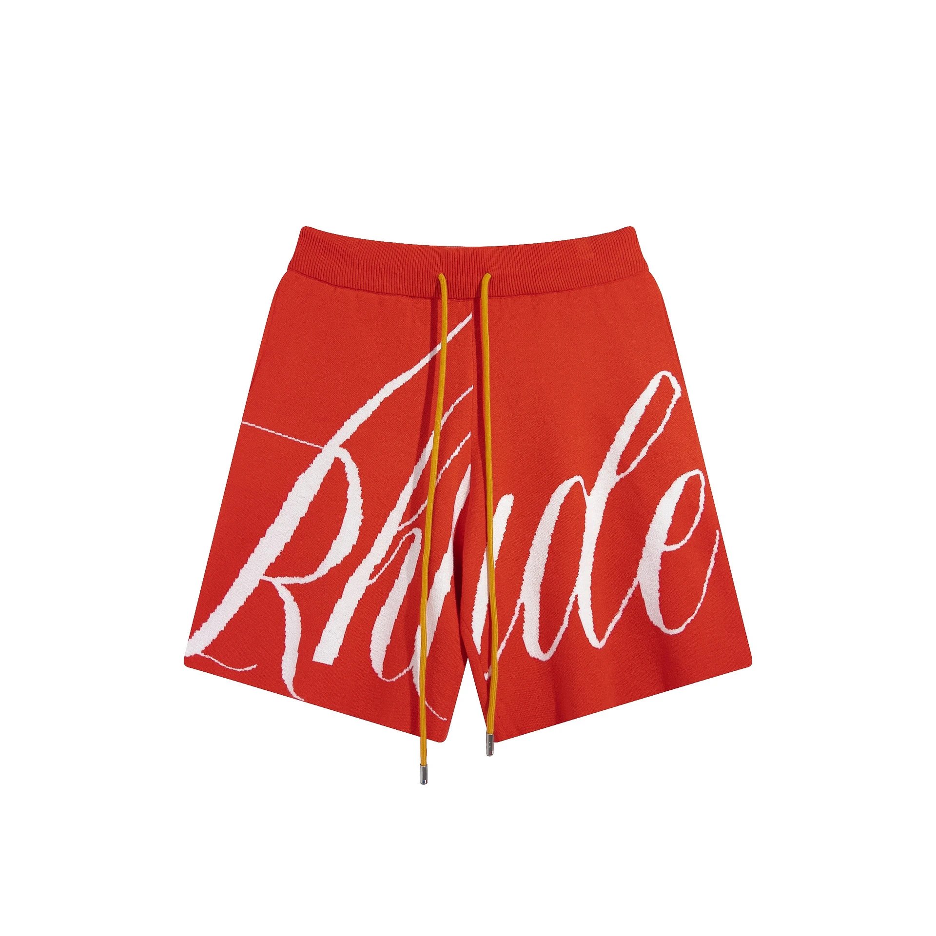 Rhude Jacquard Knit Shorts Multicolor - Gallery Image 2 - Detailed View