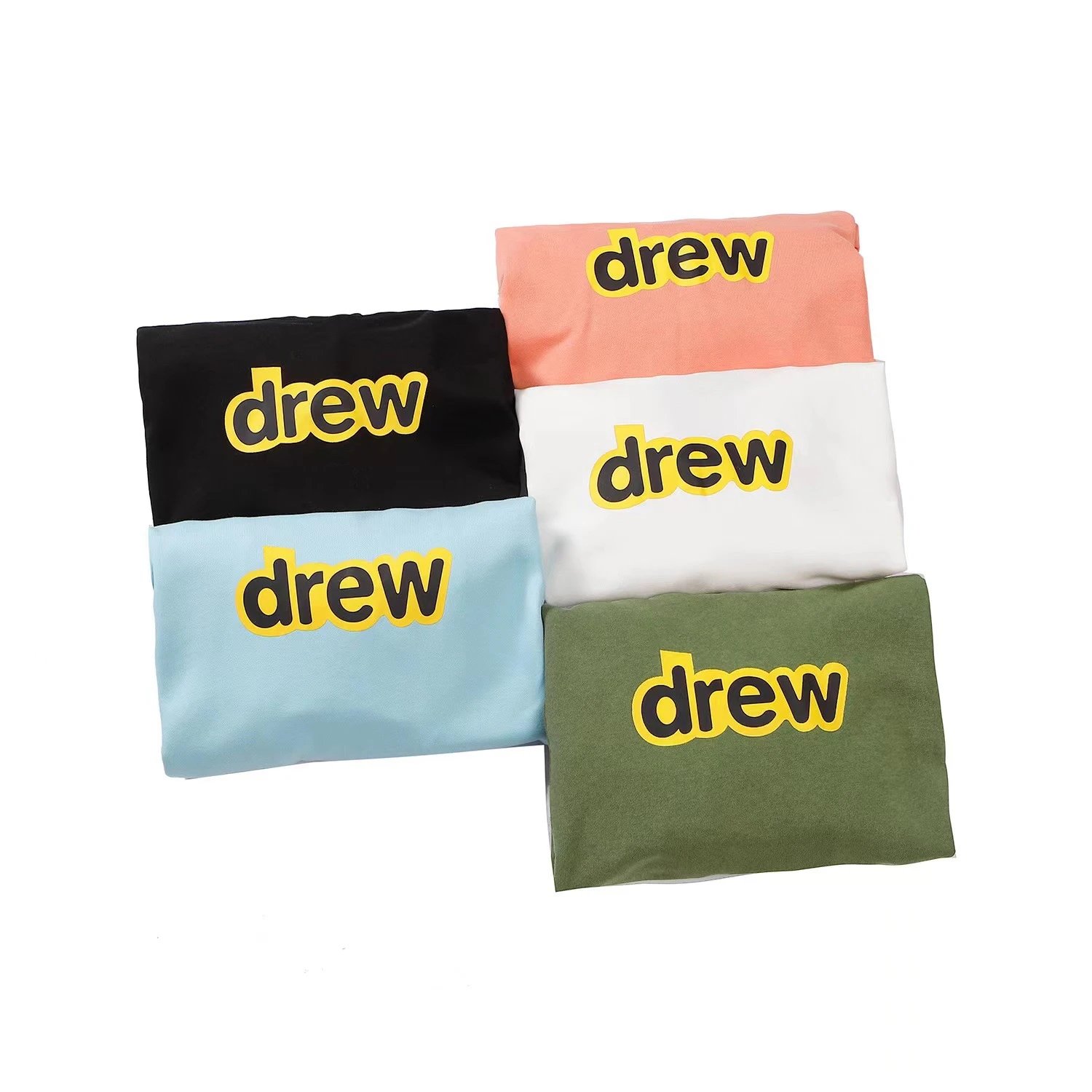 Unisex Fleece Hoodie Retro Smile Ivory White - Gallery Image 9 - Detailed View