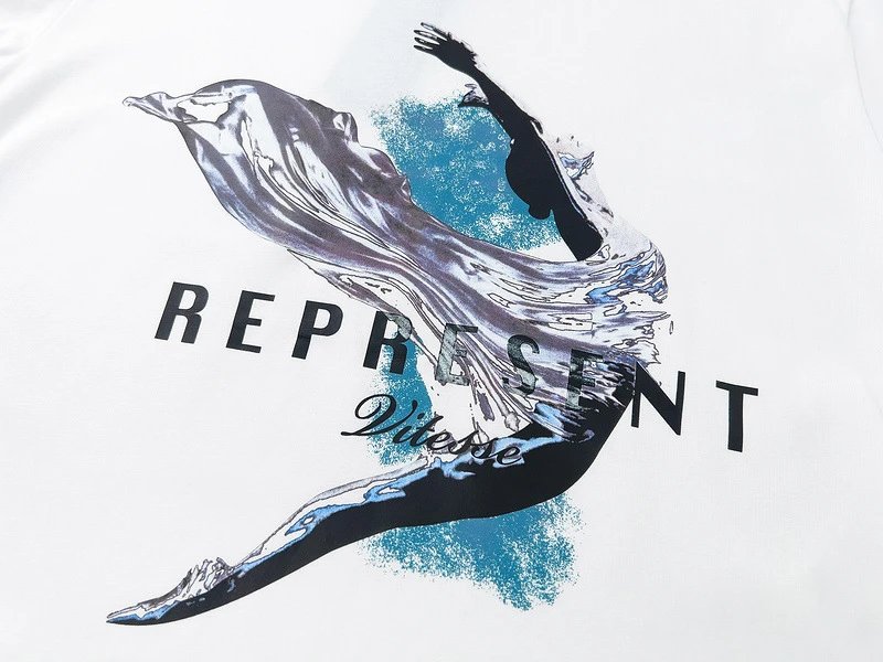 Represent Abstract Print Tee Multicolor - Gallery Image 9 - Detailed View