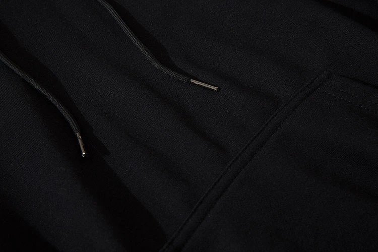 CDG Play Heart Hoodie Black/White - Gallery Image 10 - Detailed View