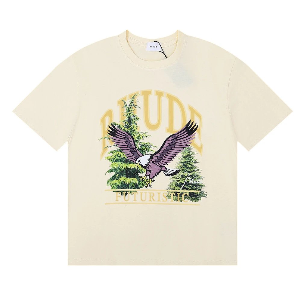 Rhude Eagle Graphic Tee Multi - Gallery Image 2 - Detailed View