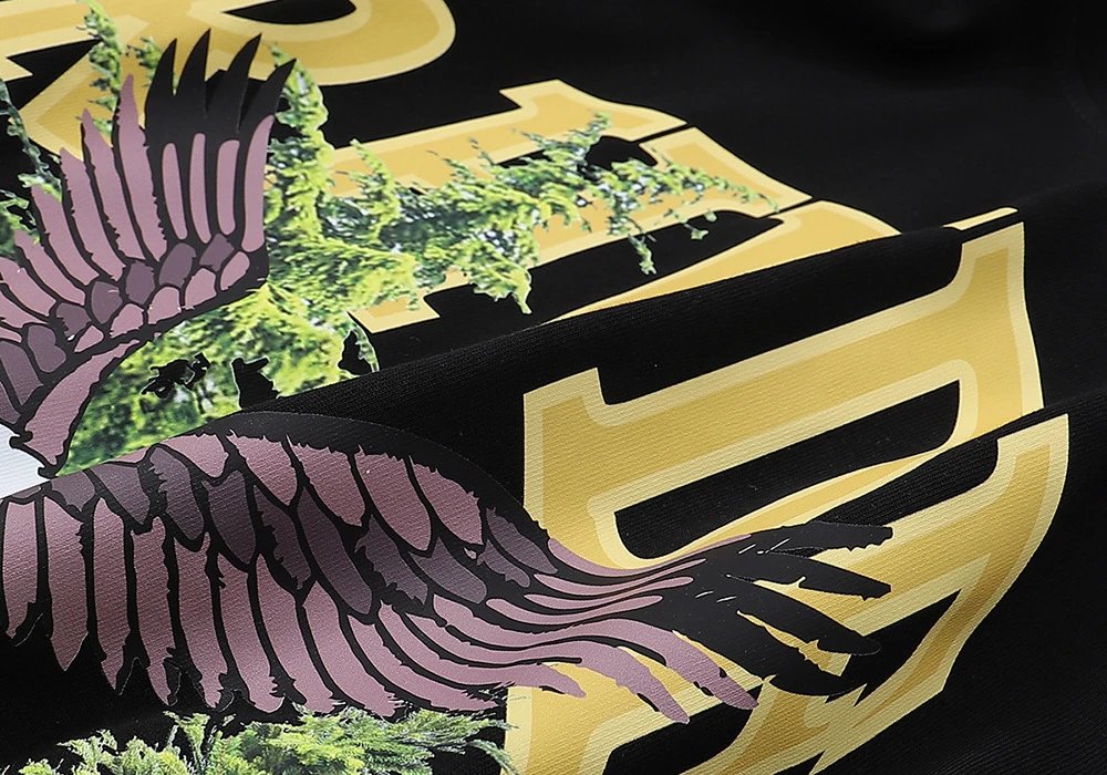 Rhude Eagle Graphic Tee Multi - Gallery Image 8 - Detailed View