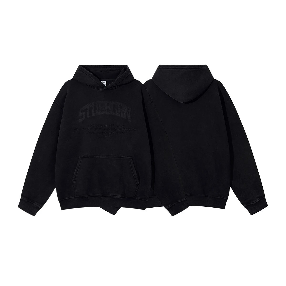 Chaoke Xi 360G Fleece Hoodie Black - Gallery Image 5 - Detailed View