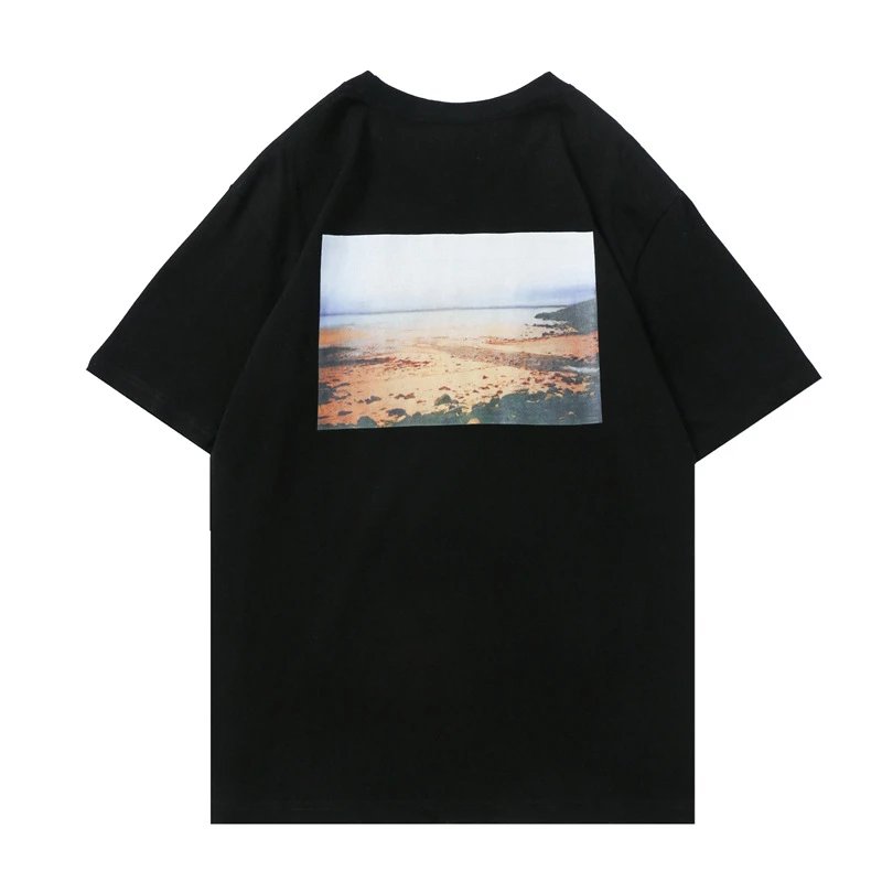 Street Loose Cotton T-Shirt Jet Black - Gallery Image 3 - Detailed View