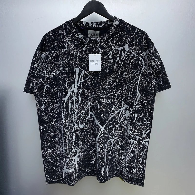 Gallery Dept Black Splatter Tee - Gallery Image 4 - Detailed View