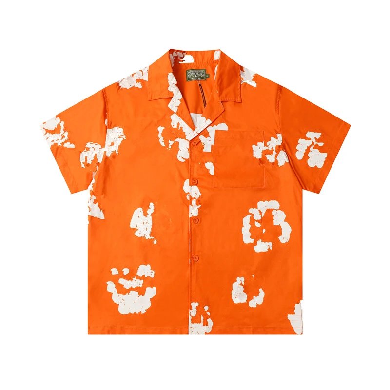 Short Sleeve Casual Shirt Azure - Gallery Image 2 - Detailed View